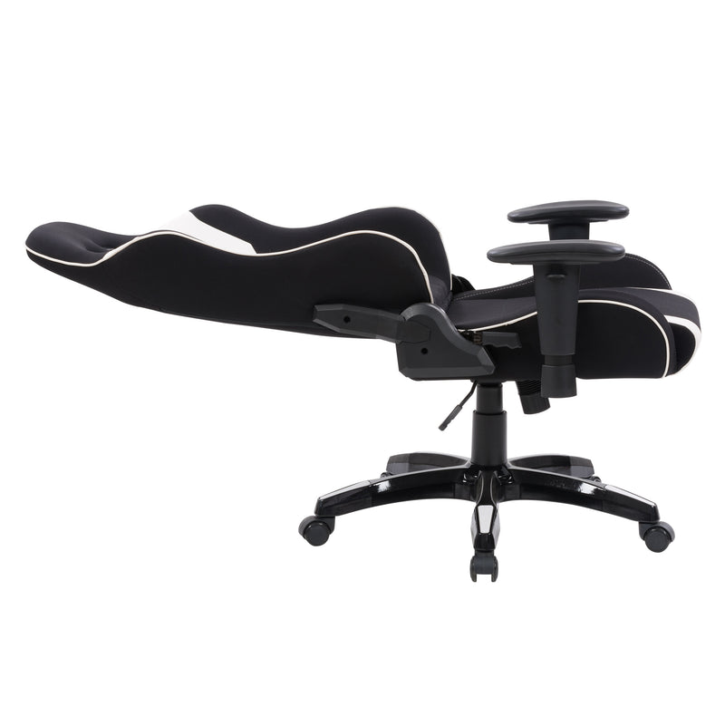 black and white Ergonomic Gaming Chair Workspace Collection product image by CorLiving