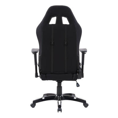 black and white Ergonomic Gaming Chair Workspace Collection product image by CorLiving#color_black-and-white
