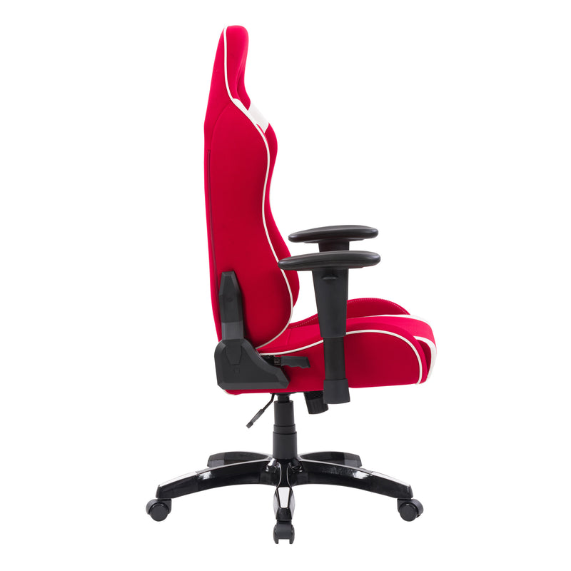 red and white Ergonomic Gaming Chair Workspace Collection product image by CorLiving