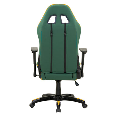 green and yellow Ergonomic Gaming Chair Workspace Collection product image by CorLiving#color_green-and-yellow