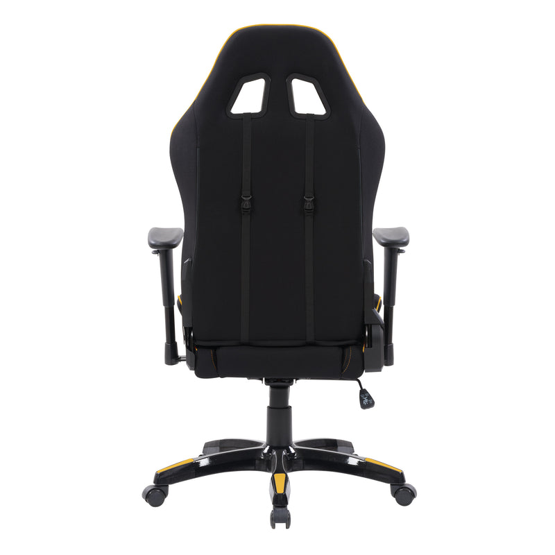 black and yellow Ergonomic Gaming Chair Workspace Collection product image by CorLiving