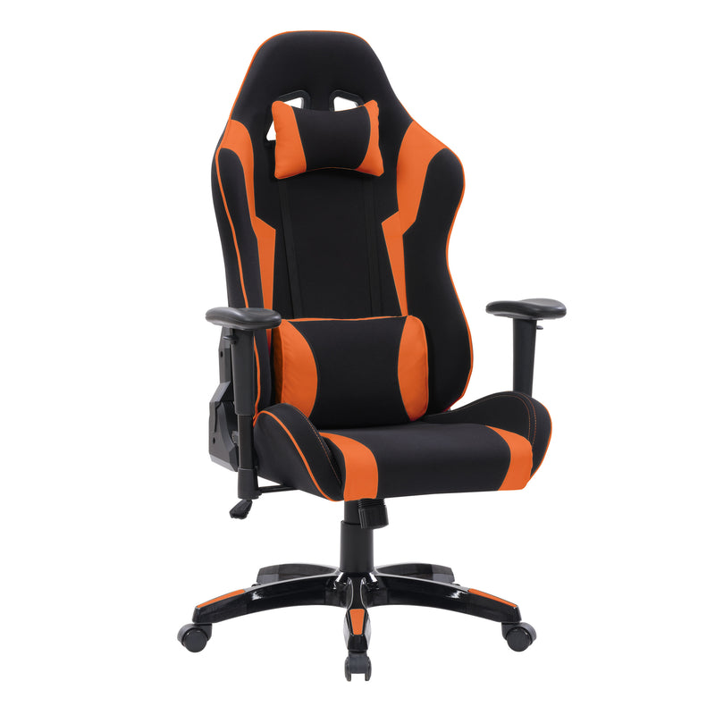 black and orange Ergonomic Gaming Chair Workspace Collection product image by CorLiving