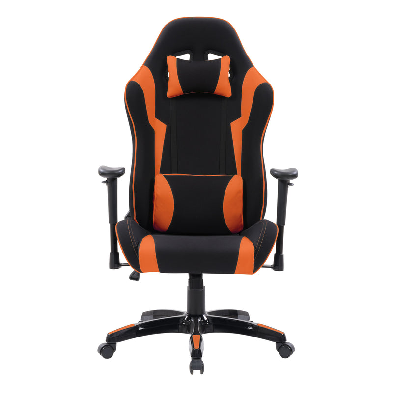 black and orange Ergonomic Gaming Chair Workspace Collection product image by CorLiving