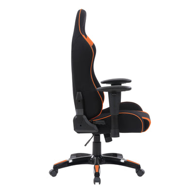 black and orange Ergonomic Gaming Chair Workspace Collection product image by CorLiving#color_black-and-orange