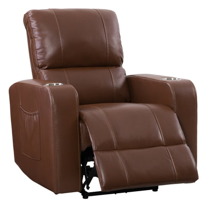 brown Power Recliner Tuscon Collection product image by CorLiving#color_brown