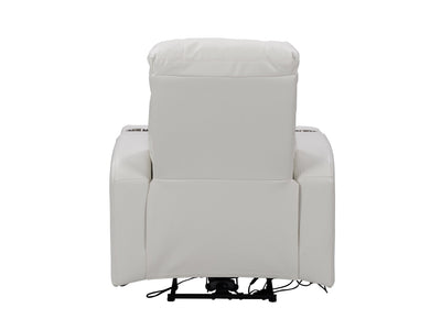 white Power Recliner with Cup Holder Ophelia Collection product image by CorLiving#color_white