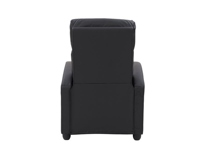 black Push Back Recliner Ophelia Collection product image by CorLiving