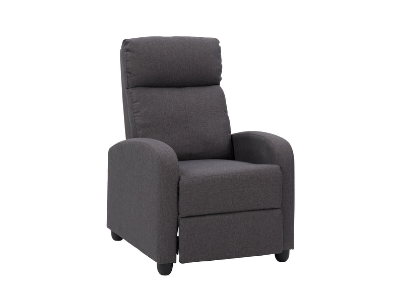 dark grey Push Back Recliner Ophelia Collection product image by CorLiving