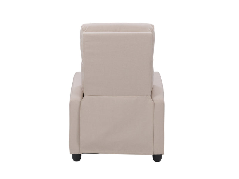 beige Push Back Recliner Ophelia Collection product image by CorLiving