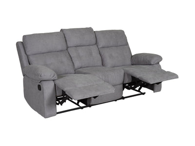 grey 3 Seater Recliner Sofa Oren Collection product image by CorLiving#color_grey