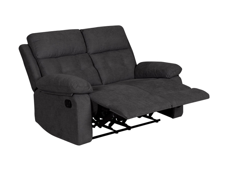 dark grey 2 Seater Recliner Sofa Oren Collection product image by CorLiving