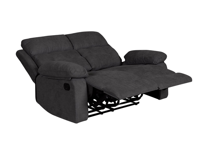 dark grey 2 Seater Recliner Sofa Oren Collection product image by CorLiving