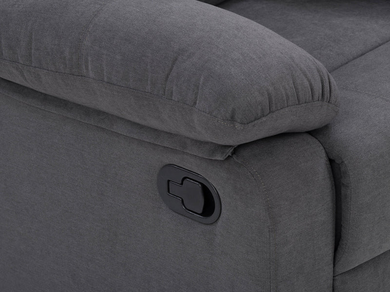 dark grey Extra Wide Recliner Oren Collection detail image by CorLiving