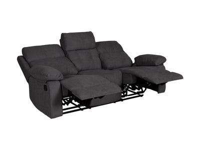 dark grey 3 Seater Recliner Sofa Oren Collection product image by CorLiving#color_dark-grey