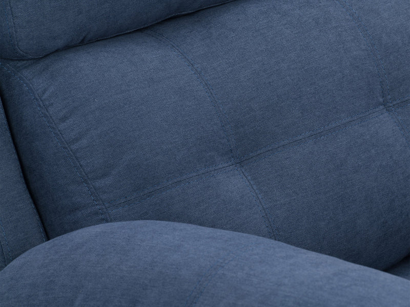 blue Extra Wide Recliner Oren Collection detail image by CorLiving