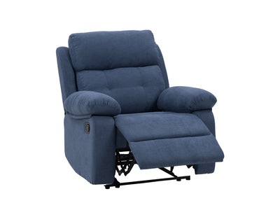 blue Extra Wide Recliner Oren Collection product image by CorLiving#color_blue