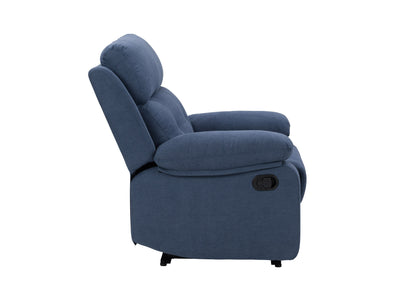 blue Extra Wide Recliner Oren Collection product image by CorLiving#color_blue