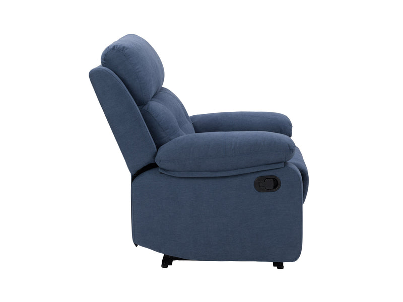 blue Extra Wide Recliner Oren Collection product image by CorLiving