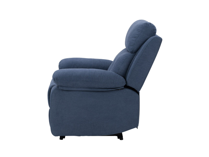 blue Extra Wide Recliner Oren Collection product image by CorLiving