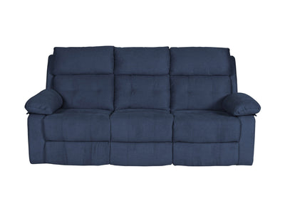 blue 3 Seater Recliner Sofa Oren Collection product image by CorLiving#color_blue