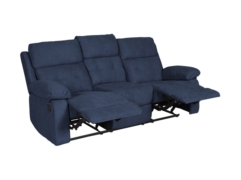 blue 3 Seater Recliner Sofa Oren Collection product image by CorLiving