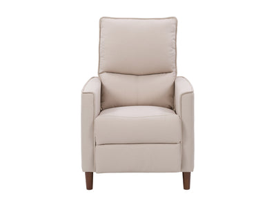beige Mid Century Recliner Alder Collection product image by CorLiving#color_beige
