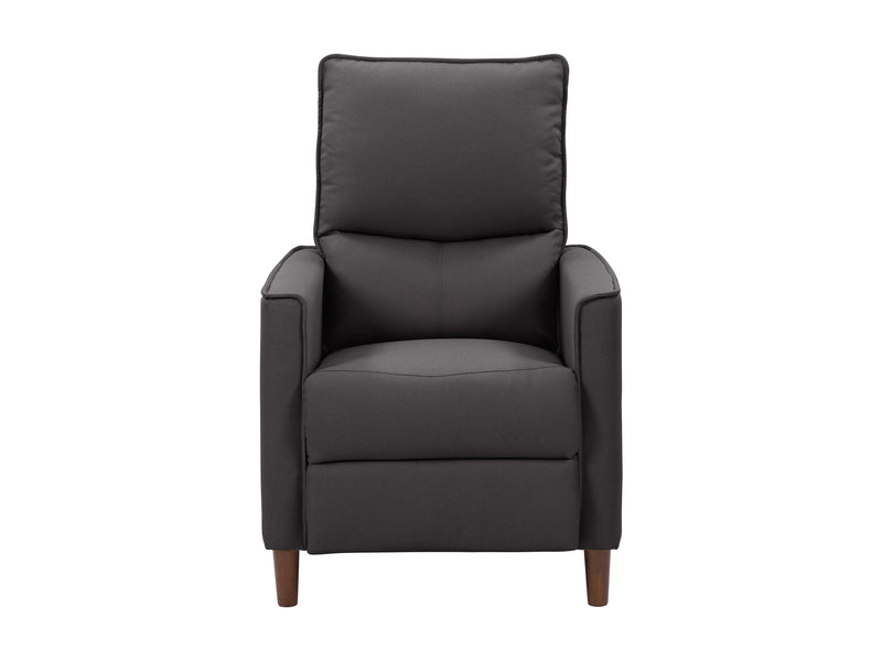 dark grey Mid Century Recliner Alder Collection product image by CorLiving