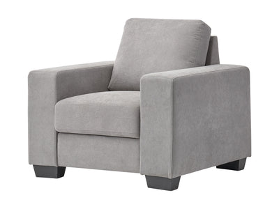 light grey Grey Accent Chair Lyon Collection product image by CorLiving#color_lyon-light-grey