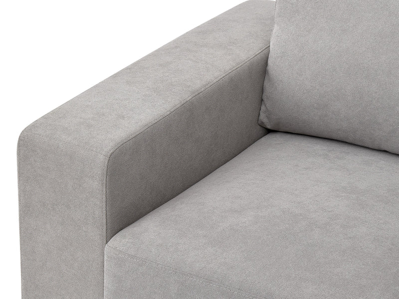 light grey 2 Seater Sofa Loveseat Lyon collection detail image by CorLiving