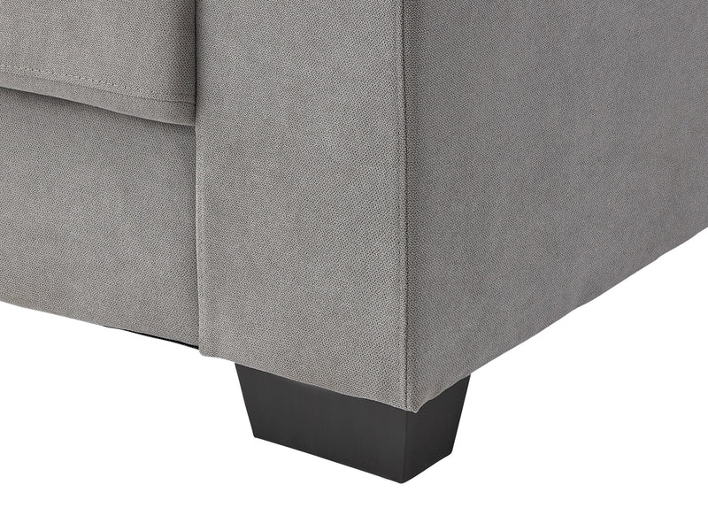 light grey 2 Seater Sofa Loveseat Lyon collection detail image by CorLiving