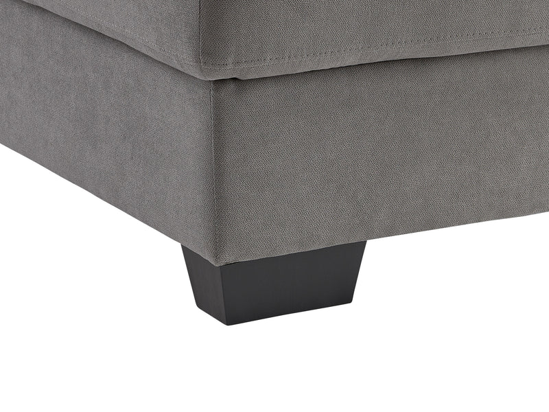 light grey Wide Sectional Couch, Right Facing Lyon collection detail image by CorLiving