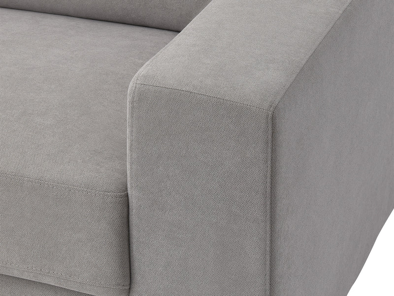light grey 3 Seater Sofa Lyon collection detail image by CorLiving