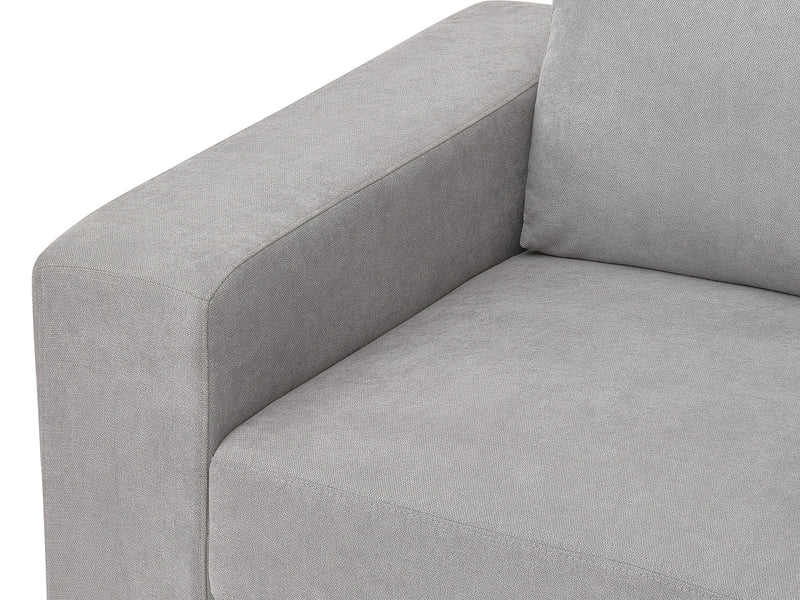 light grey Wide Sectional Couch, Left Facing Lyon collection detail image by CorLiving