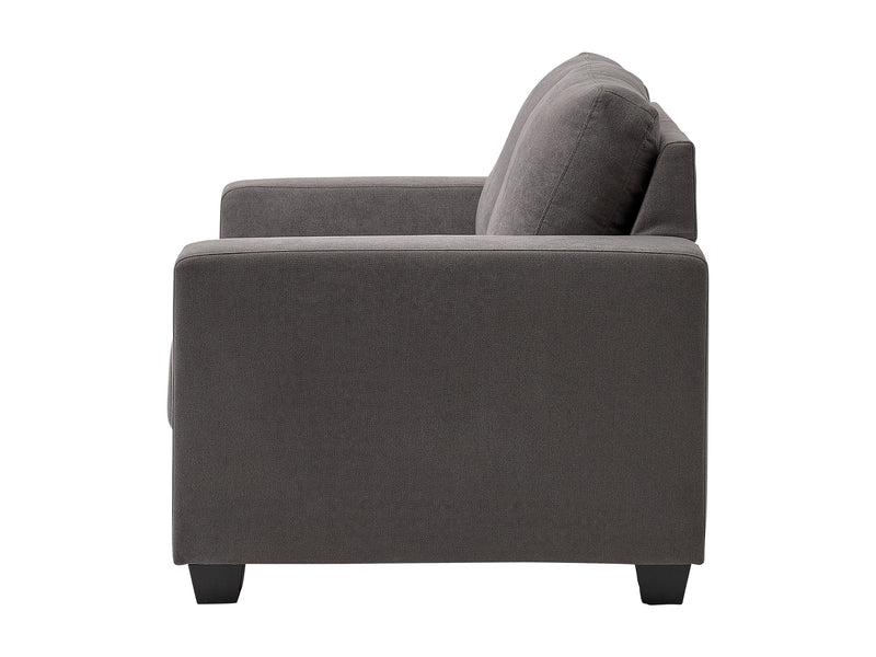 dark grey 2 Seater Sofa Loveseat Lyon collection product image by CorLiving