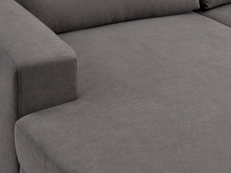 dark grey Wide Sectional Couch, Right Facing Lyon collection detail image by CorLiving