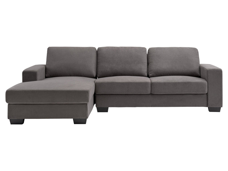 dark grey Wide Sectional Couch, Right Facing Lyon collection product image by CorLiving