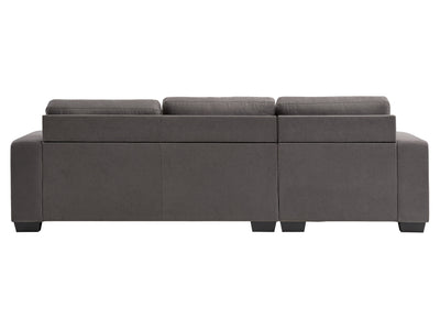 dark grey Wide Sectional Couch, Right Facing Lyon collection product image by CorLiving#color_dark-grey