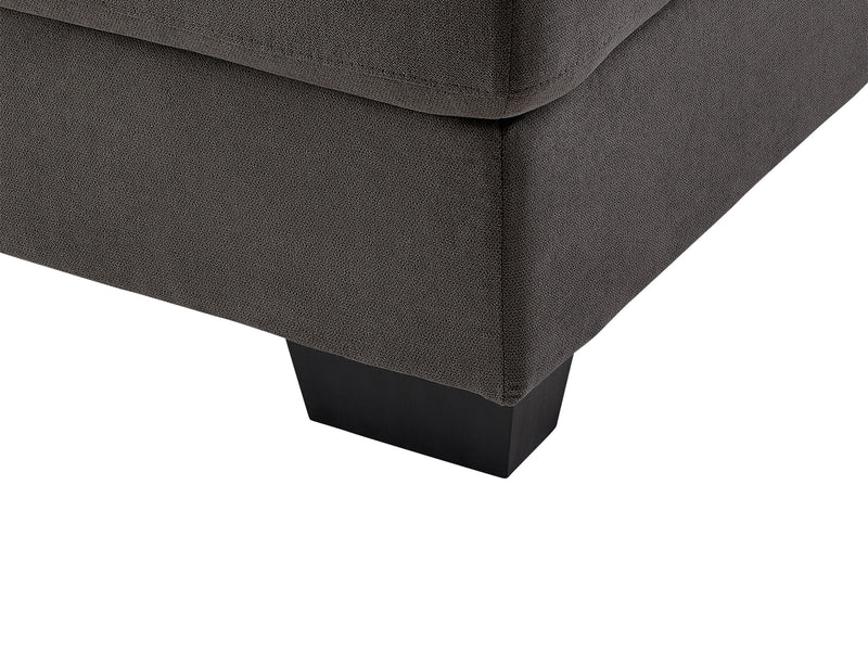dark grey Wide Sectional Couch, Left Facing Lyon collection detail image by CorLiving