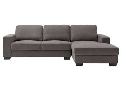 dark grey Wide Sectional Couch, Left Facing Lyon collection product image by CorLiving#color_dark-grey