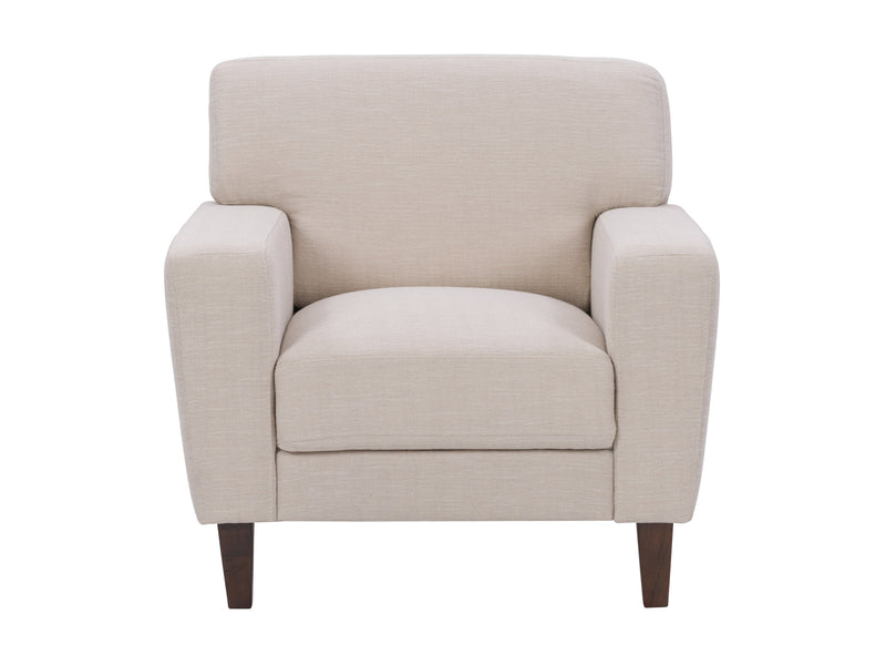 beige Living Room Lounge Chair Ari Collection product image by CorLiving