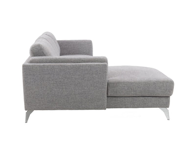 light grey L Shaped Sofa, Left Facing Lansing Collection product image by CorLiving#color_lansing-light-grey