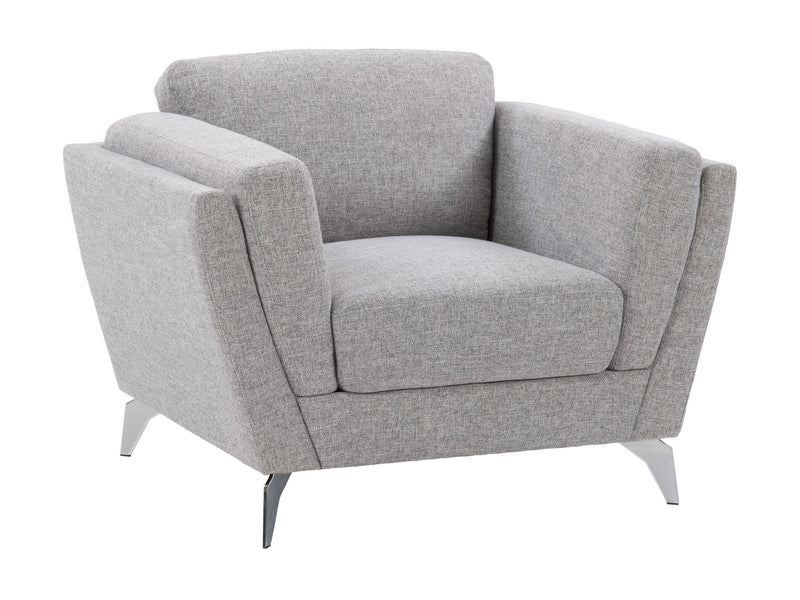 light grey Upholstered Armchair Lansing Collection product image by CorLiving