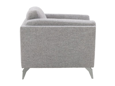 light grey Upholstered Armchair Lansing Collection product image by CorLiving#color_#color_lansing-light-grey