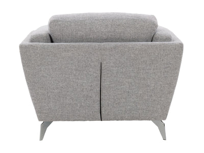 light grey Upholstered Armchair Lansing Collection product image by CorLiving#color_#color_lansing-light-grey