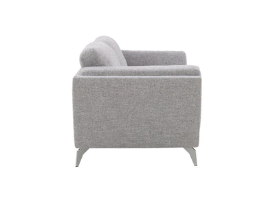 light grey 2 Seat Sofa Loveseat Lansing Collection product image by CorLiving#color_lansing-light-grey