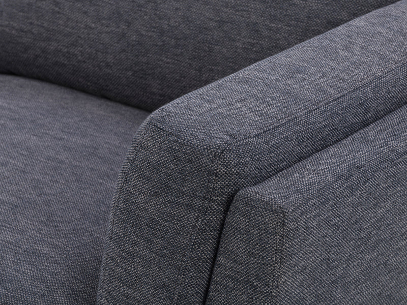deep blue L Shaped Sofa, Right Facing Lansing Collection detail image by CorLiving