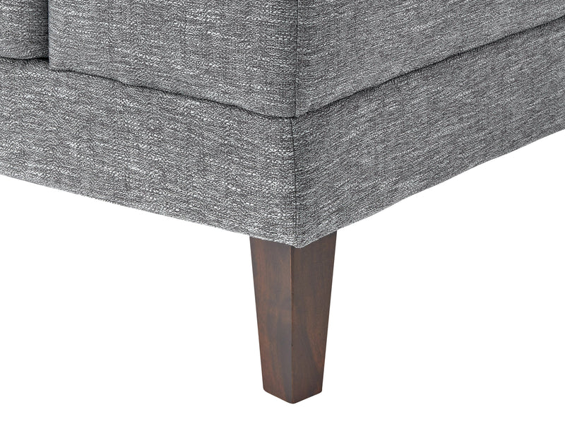 grey Wide Armchair Ava Collection detail image by CorLiving