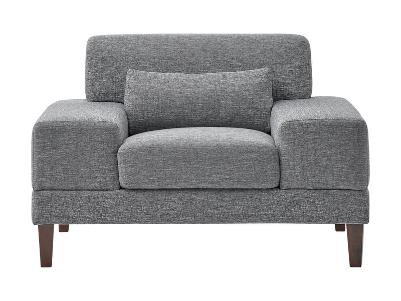 grey Wide Armchair Ava Collection product image by CorLiving
