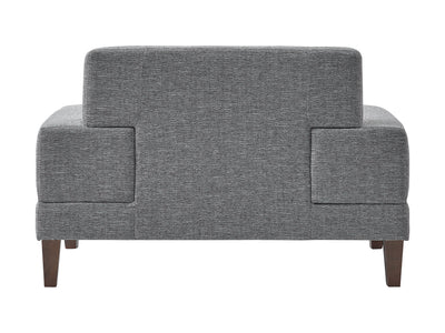 grey Wide Armchair Ava Collection product image by CorLiving#color_ava-grey