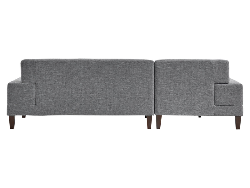 grey Modern Sectional Sofa, Right Facing Ava collection product image by CorLiving